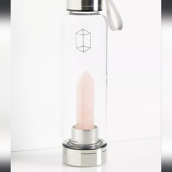 ❤️BUY 2 GET 1 FREE  Glacce Crystal Elixir Water BottleType: Rose quartz - Picture 3 of 9